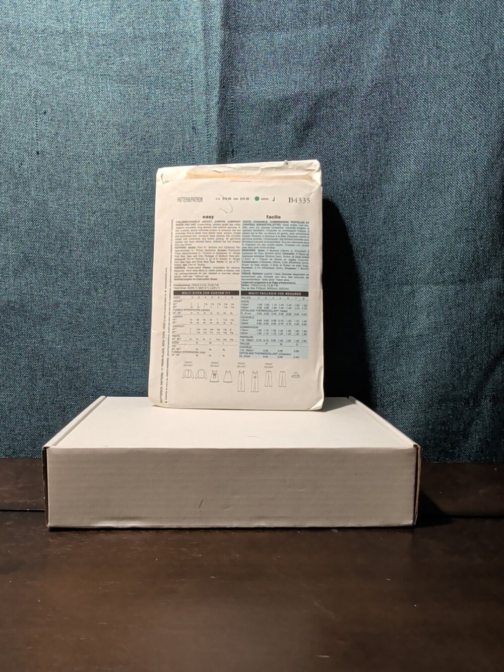 Butterick B4335 Pattern 2004 Girls 5-PC Wardrobe Jacket Jumper Pants Hat UNCUT - Picture 4 of 16